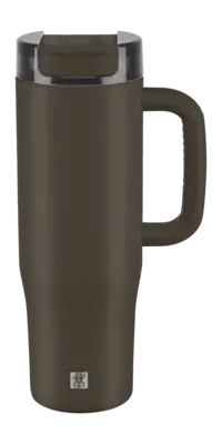 Zwilling Thermo+ Thermosbeker Chocolate Grey Met Rietje 900 ml