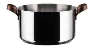 Alessi Edo Kookpan Brown 16 cm