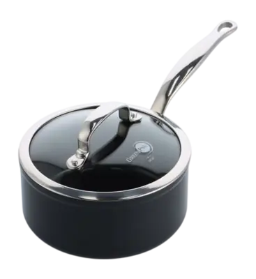 Greenpan Barcelona Steelpan Met Keramische Antikleeflaag met deksel 20 cm