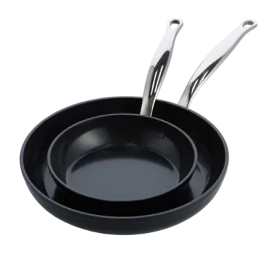 Greenpan Barcelona Pro Pannenset Met Keramische Antikleeflaag (2-delig) 24cm / 28cm