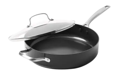 Greenpan Copenhagen Hapjespan Met Keramische Antikleeflaag Met Deksel 28 cm