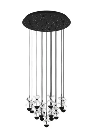 EGLO Stars of Light hanglamp Pianopoli zwart 50x113 cm