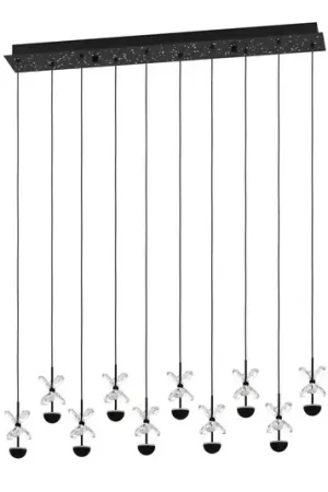 EGLO Stars of Light hanglamp Pianopoli zwart lengte 87 cm