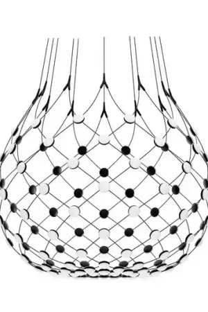 Luceplan Mesh Wireless hanglamp, Ø 100 cm, 5 m, Bluetooth