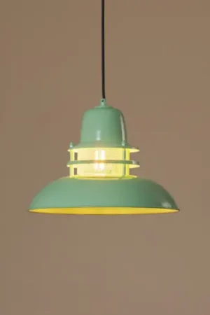 Lorenz hanglamp, mintgroen, Ø 34 cm, metaal, E27