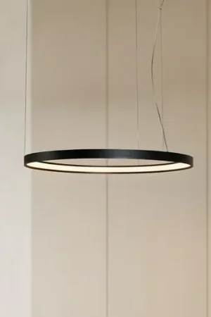 LED hanglamp Rio 78 horizontaal 3.000K zwart