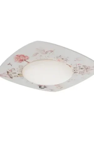 LED plafondlamp Feenwelt Starlight, wit/roze, lengte 58 cm