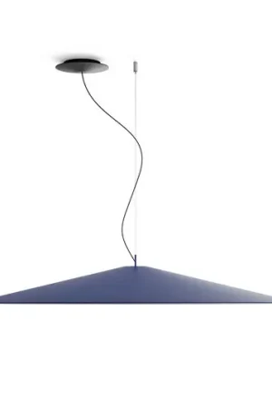 Luceplan Koinè LED hanglamp 927 Ø110cm blauw
