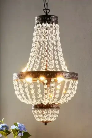 Fascinerende hanglamp Jorve met kristal