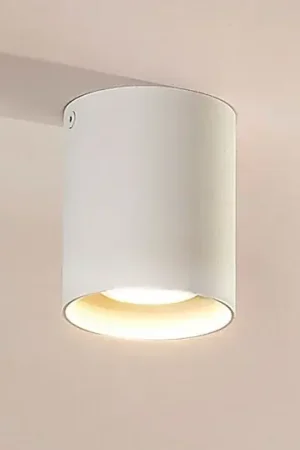 Arcchio downlight Carson, hoogte 10 cm, wit, aluminium