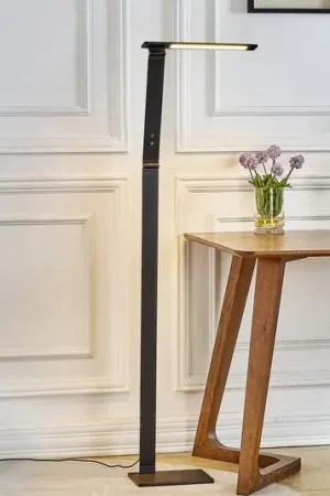 Dimbare LED vloerlamp Salome, lichtkleur variabel
