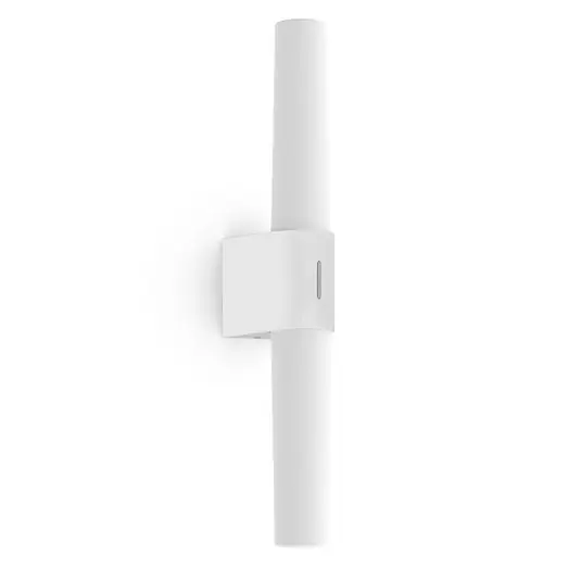 LED badkamer wandlamp Helva Double Basic, wit