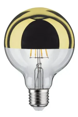 LED lamp E27 827 6,5W hoofdspiegel goud