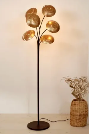 6-lichts vloerlamp Nuvola
