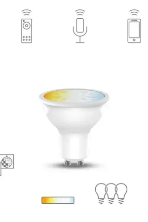 Müller Licht tint white LED lamp GU10 5,1W CCT