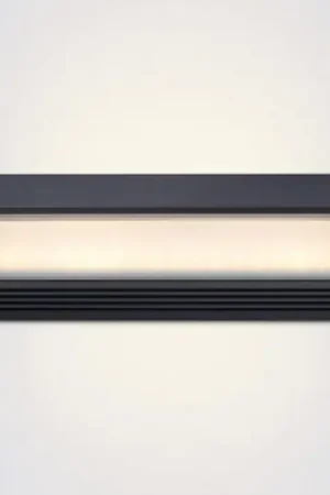 Zwarte LED wandlamp SML