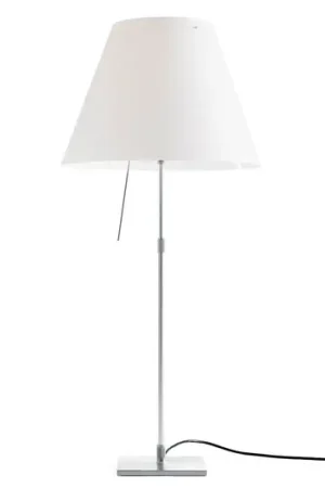 Luceplan Costanza tafellamp alu wit met diffusor