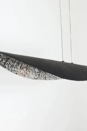Chiasso LED hanglamp, zwart/zilver