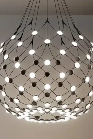 Luceplan Mesh hanglamp Ø 80cm 2m afhanghoogte