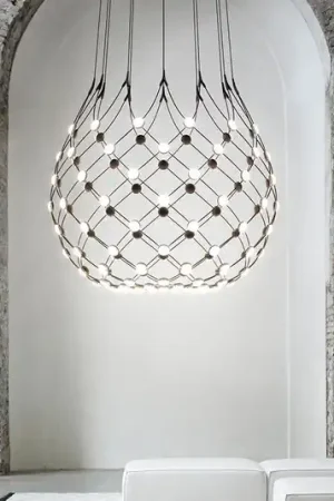 Luceplan Mesh hanglamp Ø 100cm 1m afhanghoogte
