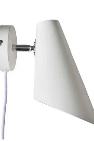 Dyberg Larsen Cale wandlamp hoogte 24,5 cm wit
