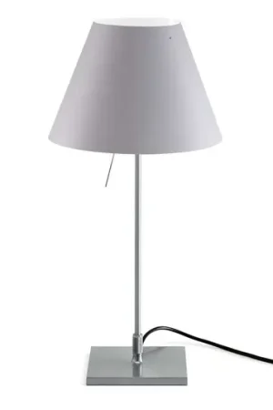Luceplan Costanzina tafellamp aluminium, mist wit