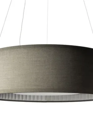Luceplan Silenzio LED hanglamp grijs Ø 150cm