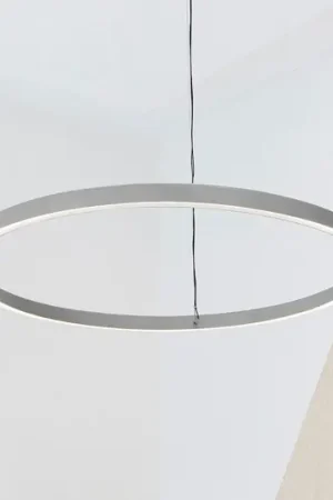 Luceplan Compendium Circle 110 cm, aluminium