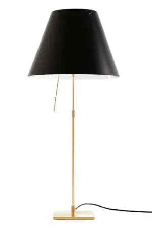 Luceplan Costanza tafellamp D13 messing/zwart