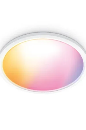 WiZ SuperSlim LED plafondlamp RGBW Ø54cm wit