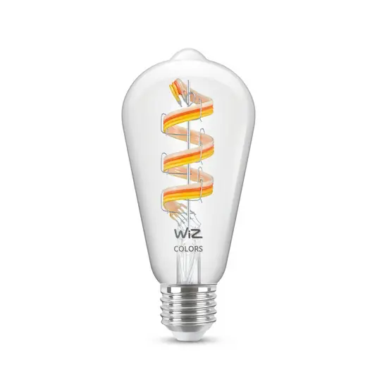 WiZ ST64 LED filament lamp WiFi E27 6,3W RGBW