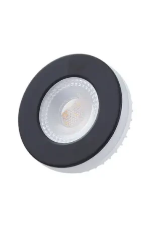 Lindby LED lamp, GX53, 4,8 W, zwart, 4.000 K, 7,5 x 3 cm