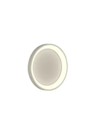 Aaron LED wandlamp, Ø38cm, zandkleurig, CCT, afstandsbediening