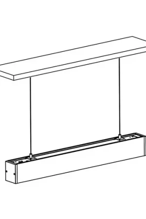 SLC kabelophanging Click, set van 2, aluminiumkleurig, aluminium