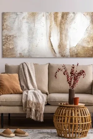 Acryl Schilderij Abstract Modern "Esthetiek" voor de Woonkamer