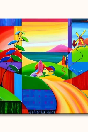 Alexandria Winslow - Cubist Landscape