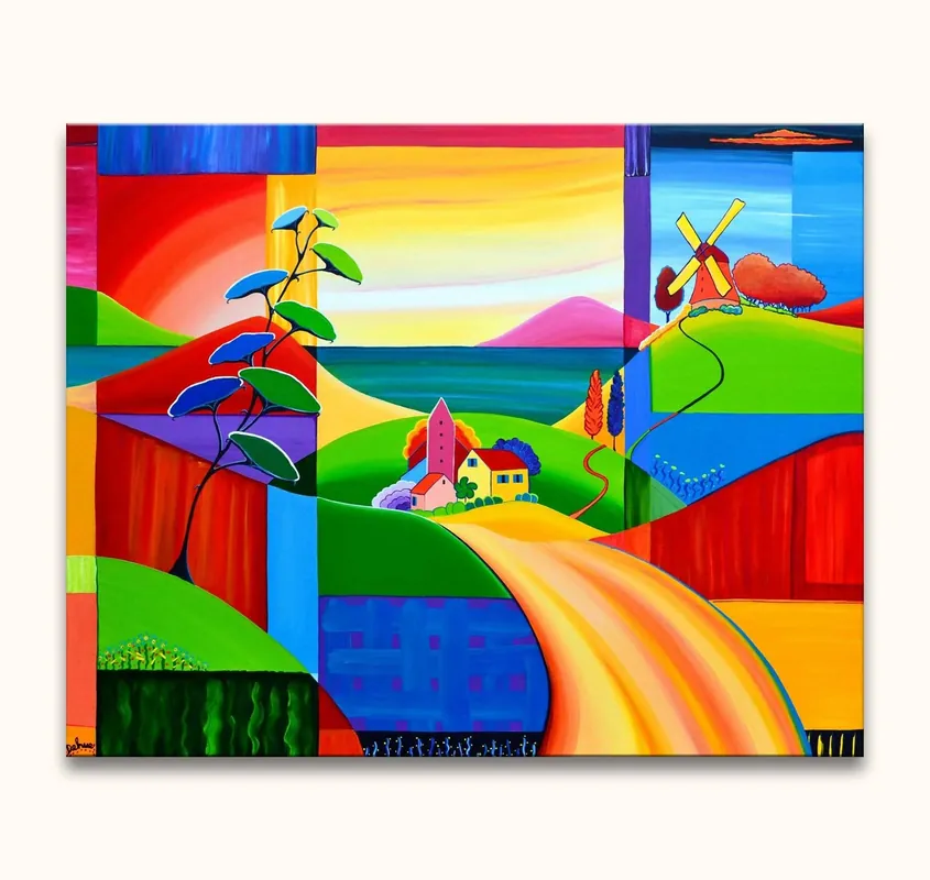 Alexandria Winslow - Cubist Landscape