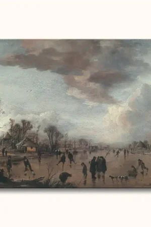Aert van der Neer - Riviergezicht in de Winter
