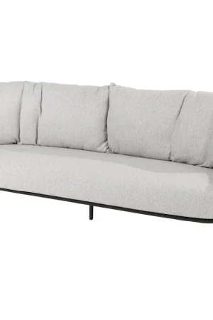 4 Seasons Outdoor Calpi 3-zits lounge bank met 3 kussens antraciet 4 Seasons Outdoor