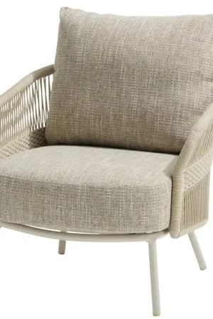 4 Seasons Outdoor Corfu loungestoel linen 4 Seasons Outdoor