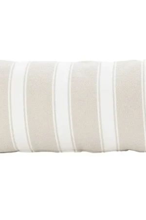 4 Seasons Outdoor Sierkussen 30x60 cm boucle stripe cream 4 Seasons Outdoor