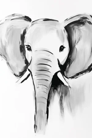 Zachte Ogen van de Olifant