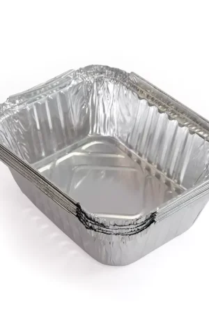 Napoleon 5 stuks Klein Vetlekbakjes Aluminium Vetschalen Vet opvangbakjes
